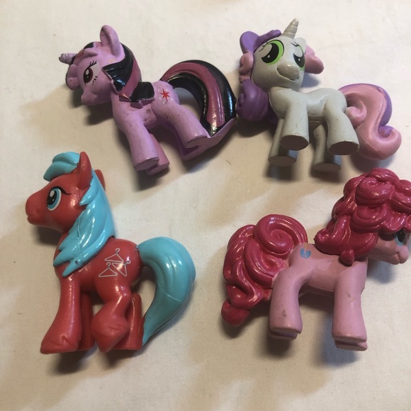 Lot If 12 My Little Pony Mini Figures 2” Rainbow Dash Sweetie Belle Apple Jack - Picture 5 of 11